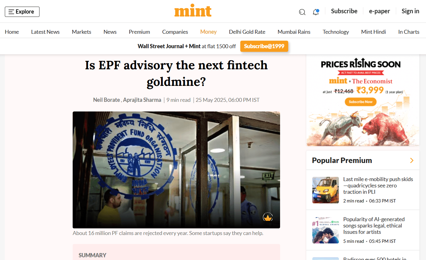 Cover image for article on Is EPF advisory the next fintech goldmine?