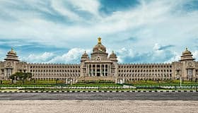 Vidhana Soudha, the state legislative building in Bengaluru