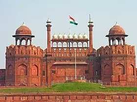 Red Fort, historic Mughal fort in Old Delhi, India