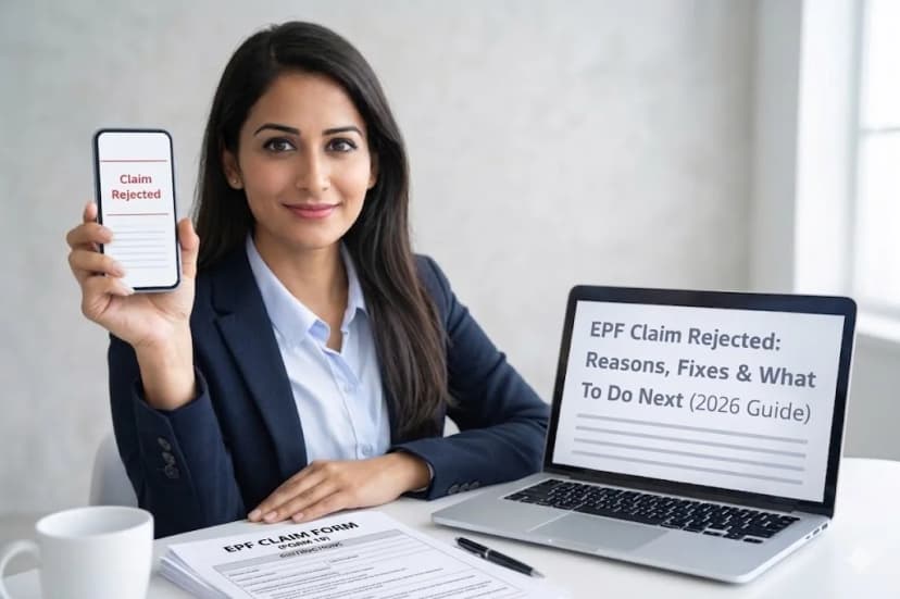 EPF Claim Rejected: Reasons, Fixes & What To Do Next (2026 Guide)