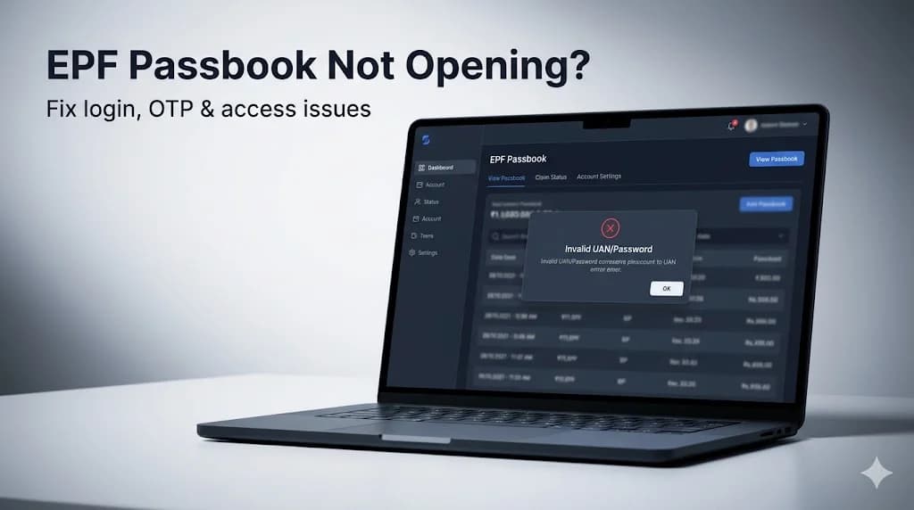 EPF Passbook Not Opening? Fix Login, OTP & Access Issues (2026)