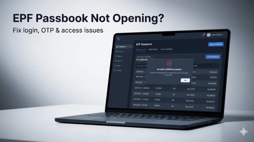 EPF Passbook Not Opening? Fix Login, OTP & Access Issues (2026)
