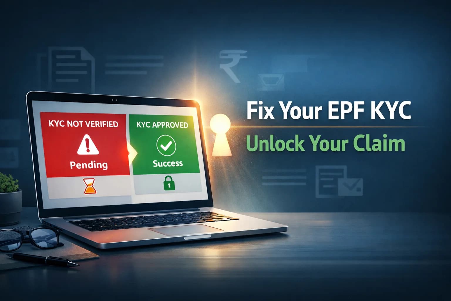 EPF KYC Not Verified? Fix Bank & Aadhaar Issues (2026 Guide)